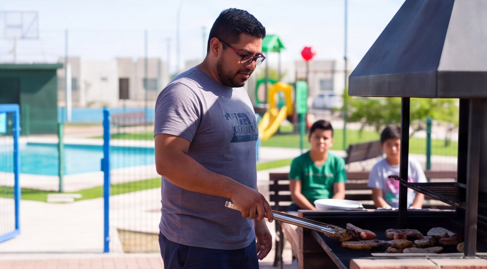 Piñatero y Área de Asador